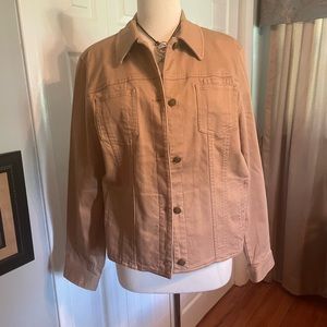 Jones New York Signature tan jacket